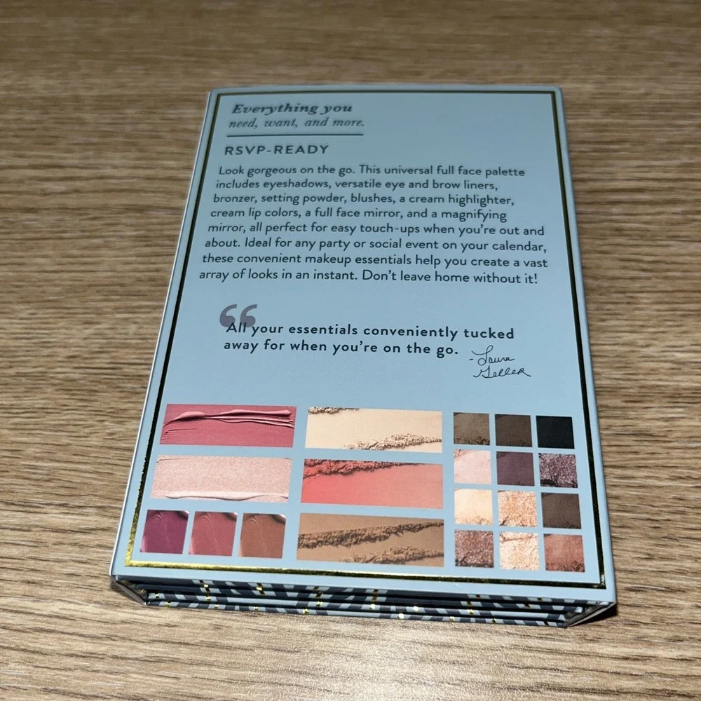 Laura Geller RSVP-Ready Big Night Out Full Face Palette Eyeshadow Blush Lip NEW
